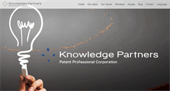 Desktop Screenshot of knowledgepartners.jp