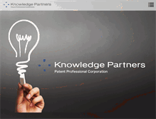 Tablet Screenshot of knowledgepartners.jp