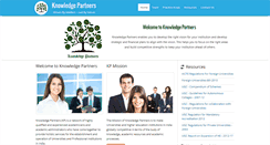 Desktop Screenshot of knowledgepartners.org